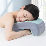 Lunch Break Pillow Adult Size Washable Portable Desk Sleeping Napping Pillow light blue
