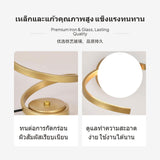 โคมไฟตั้งโต๊ะสไตล์มินิมอล, โคมไฟอ่านหนังสือ light-emitting diode, โคมไฟหัวเตียง, ปรับแสงได้, สำหรับห้องนอน, ดีไซน์สร้างสรรค์, วัสดุเหล็กและแก้ว Black 7W Tri-color