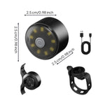 Bike Smart Brake Sensing, Universal Serial Bus Rechargeable, Waterproof, Night Riding Multicolor Regular