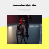 Bike Smart Brake Sensing, light-emitting diode Rear Light, Waterproof, Universal Universal Charging PortC-type port, Night Riding Green other