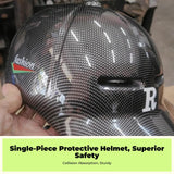 Bike Helmet, Lightweight Cycling Helmet, Sports Cap Design, Adjustable, All-Purpose Black Carbon Fiber L