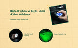 Light-emitting diode dome light, press-type, car interior ambient lighting Multicolor USB Sound Control