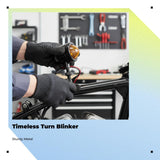 Vintage Motorcycle, CG125 GN125, light-emitting diode Turn blinker Light, Universal Fit Black 2 pcs