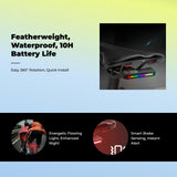 Bike, Waterproof light-emitting diode Rear Light, Night Riding, Kids, Highway Terrain Classic Dual Bracket