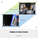 Universal Rubber Nail Kit, Emergency Flat Tire Plug, for Car, Motorcycle, Lorry Black 10S+10L Nails