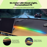 Interior Mood Light, light-emitting diode 64-Color, For Geely Galaxy Vessel 7EMi, Dashboard, Easy Installation 64 Colors Dashboard Light