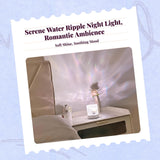 Northern Lights Projector, Water Ripple Night Light, Universal Serial Bus Rechargeable, Bedroom Decor, Girls' Gift 16 Colors RC 5W Plug-in