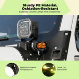 A-Pillar Spotlight Mount, Universal light-emitting diode Auxiliary Light Bracket, Car Modification Accessory Black Spotlight 1pc