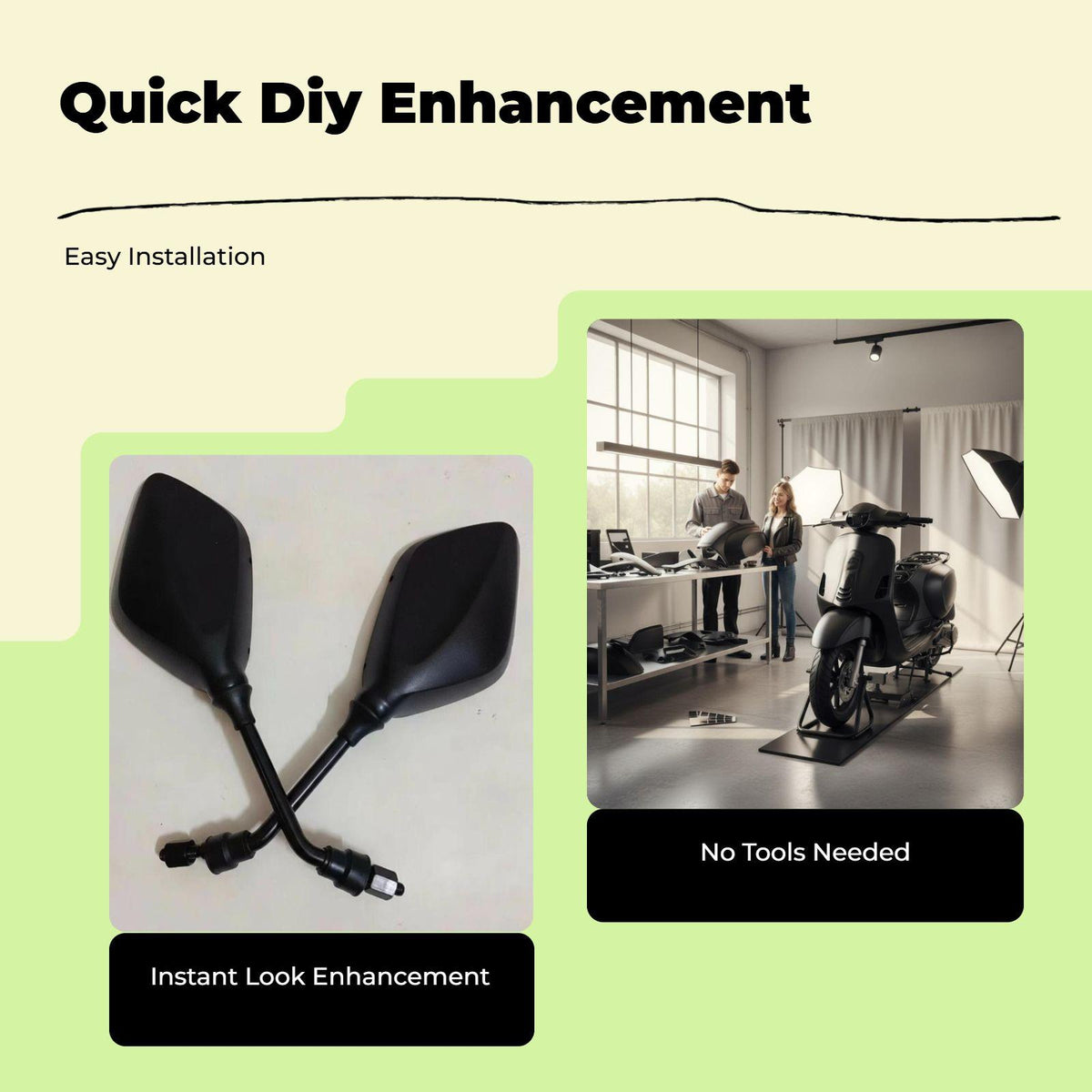 Motorcycle Fairing Kit, Plastic Shell, compatible with Cuxi S5 CNSY, Easy Installation Footboard N/A