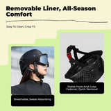 Carbon Fiber Motorcycle Half Helmet, Retro Tourer, Adult Riding, Lightweight, Certified Protective Matte Carbon Dragon 59-61cm