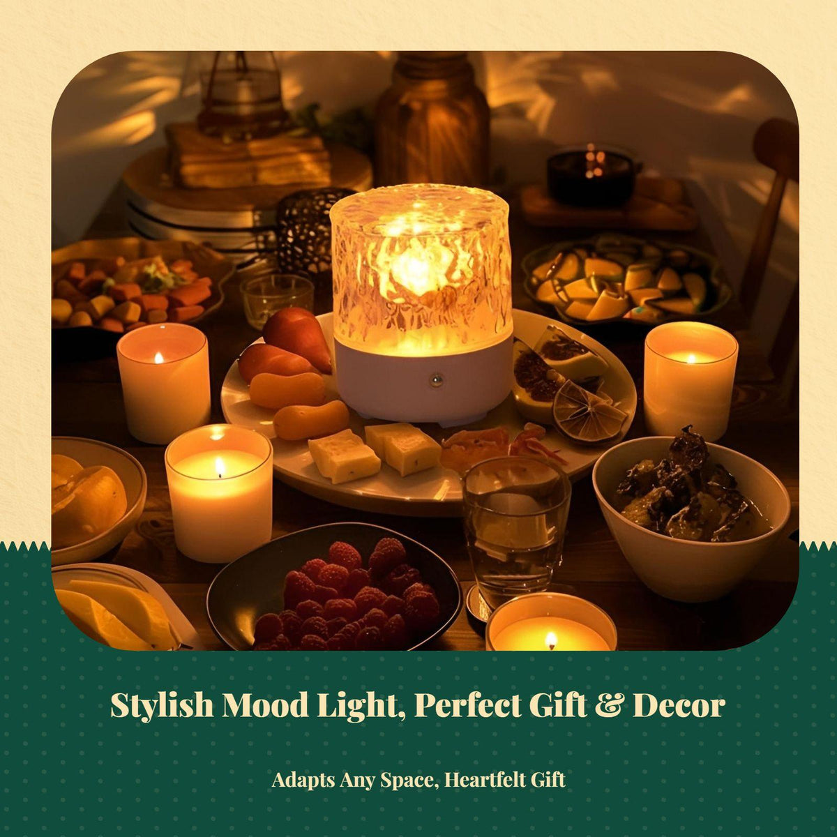 Audio Streaming Speaker Night Light, Press Control, Romantic Atmosphere Light 16 Colors Rechargeable