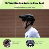 Bike Helmet, superLightweight, Adjustable, Ventilated, for Adults, Outdoor Trails Gray 58-60cm