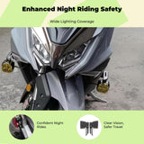 Motorcycle Light Bracket, Aluminum Alloy, Adjustable Mount for AK550 Black For 23+