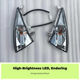 Motorcycle Headlight Assembly, light-emitting diode Turn marker, Waterproof, Front Light, Compatible with GY6 Scooter Front turn signal other