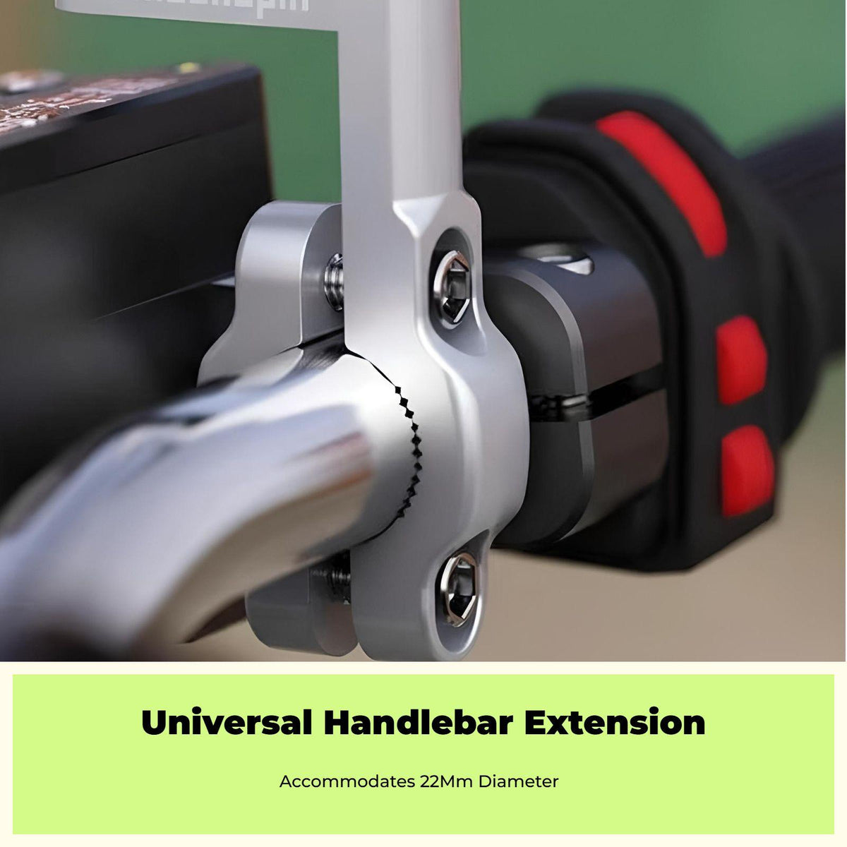 Motorcycle Handlebar Extension, Multi-Function Mount Bracket, Adjustable Clamp, Navigation Holder Silver other