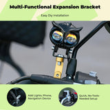 Motorcycle Handlebar Extension, Multi-Function Mount Bracket, Adjustable Clamp, Navigation Holder Gold other