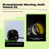 Motorcycle light-emitting diode Spotlight, 7-Bead High Brightness, Waterproof, Multi-Mode Mirror Mount Switch 50W 1pc