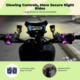 Waterproof motorcycle controller, universal electric scooter, light-emitting diode display, handlebar control White other