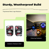 Waterproof motorcycle controller, universal electric scooter, light-emitting diode display, handlebar control Red other