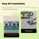 Motorcycle Horn, powerful waterproof speaker, remote control, light-emitting diode blink Red 55DM Sub Speaker