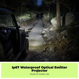 Light-emitting diode module, hidden grille light, high-intensity double color, deactivatedtrail vehicle Dual Color Strobe 2 Pieces with Cable