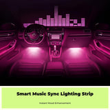 Car Interior light-emitting diode Ambient Light, RGB Sound Activated, Universal Serial Port, Music Sync 8 Colors Remote 48LED Cig Lighter