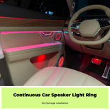 Car light-emitting diode Speaker Ring, Interior Ambient Lighting, RGB Decorative Light Solid Color other
