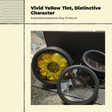 Motorcycle Fog Light Cover, Protective Guard, Yellow, Compatible with R1300GS exploration Blue Sleeve Only