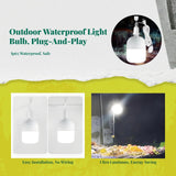 Light-emitting diode bulb, waterproof E27 hanging socket, energy saving, intensely-bright 100W 10m