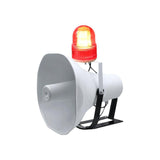 Waterproof Commercial Alarm, High-Power Horn, Emergency Sound & Light Microwave Sensor AC220V