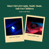 Universal Serial Bus light-emitting diode mood night light, color-changing, car/home decorative light Pink Purple other