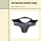 Motorcycle Headlight Cover, sturdy Plastic Fairing, Easy to Install, externaldoor Black Instrument Case