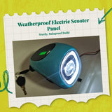 48V-60V light-emitting diode Headlight, Electric Bike Headlight, Power display, Horn Blue other