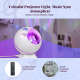 RGB Mood Night Light, Press Control, Bedroom Romantic Atmosphere Light Metal Gray Constellation