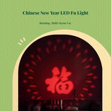 Color Changing light-emitting diode Bulb, Rotating RGB Fortune Light, Festive Decorative Light Single Head Socket other