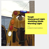 superluminous light-emitting diode two-tone color, vehicle/motorcycle warning White Yellow With Switch