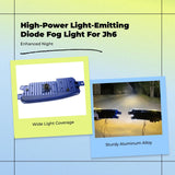 Illuminated Fog Light Assembly, brilliant, waterproof, JH6 vehicle enhancement JH6 Left