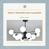 Frosted Glass Lampshade, Screw Cover, Hanging Light, Bedroom, Living Room 150 Ball #10 other