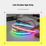 COB Lighting Strip Light, RGB Color Chasing, Waterproof, Flexible, 24V, Bedroom, Party White Mijia RGBW