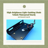 Light-emitting diode pulse warning light, waterproof 24V anti-collision hauler Windmill light 12V 1pc