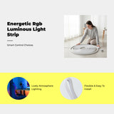 light-emitting diode Strip Lights, RGB Color Changing, Bedroom Decor, Desk Ambient Lighting White 700cm