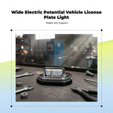 Vehicle illuminated License Plate Light, Waterproof 24V, Universal Rear Plate Light Black other