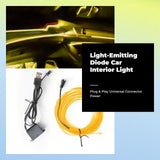 Car Interior light Strip Lights, Ambient Lighting Kit, RGB, App Control, Universal Green 100cm
