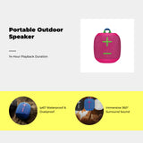 Speaker, Portable Waterproof Outdoor, Powerful Bass Black other