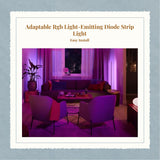 RGB Light-Emitting Diode Strip Light, 24V Auto-Dimmable, Suitable for Closets, Cabinets, and Living Rooms Blue 1cm 24V 500cm IP68