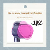 Handheld Steam Iron, Portable Mini Iron, Fast Heat-Up, Suitable for Travel & Home Use Purple AI Control