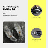 Light-emitting diode motorcycle headlight, turn marker, yellow, compatible, replacement Front Turn Signals other