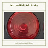 Light-emitting diode taillight, waterproof rear brake and turn alert, for electric tricycle 48-60V Pair 28.8x8.5cm