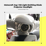 Motorcycle Headlight Lens, light-emitting diode Projector, compatible with JOGI125, Waterproof Enhancement White other