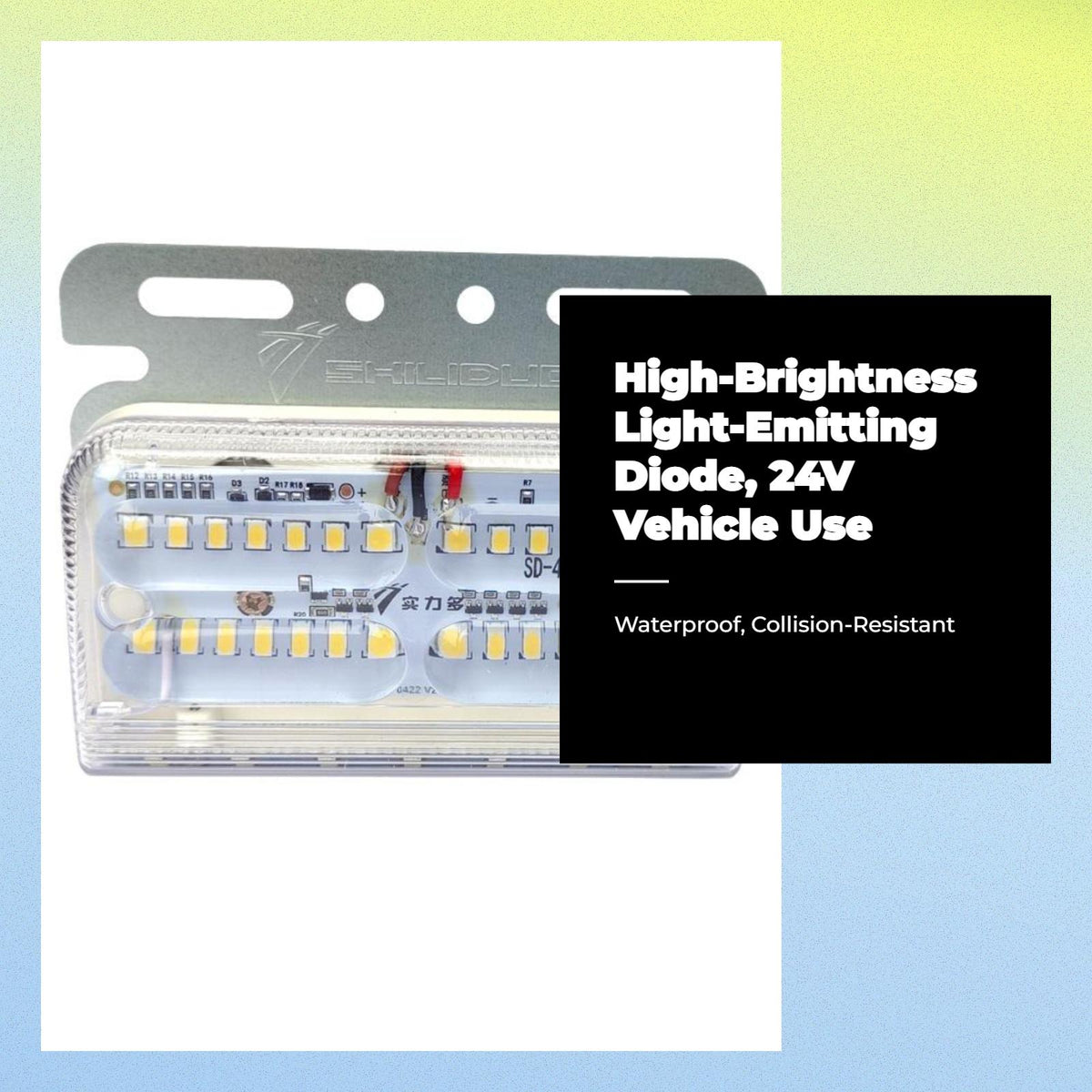 Light Emitting Diode Side Marker Light, 24V vehicle/Wagon, Waterproof, high-intensity, Turn alert Red other